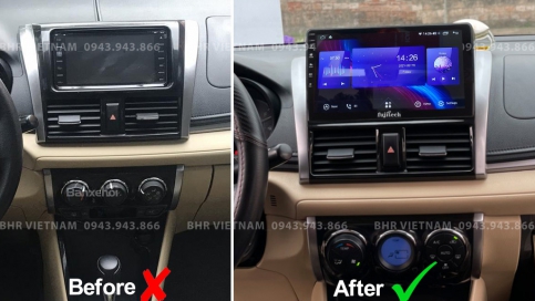 Màn hình DVD Android xe Toyota Yaris 2014 - 2018 | Fujitech 